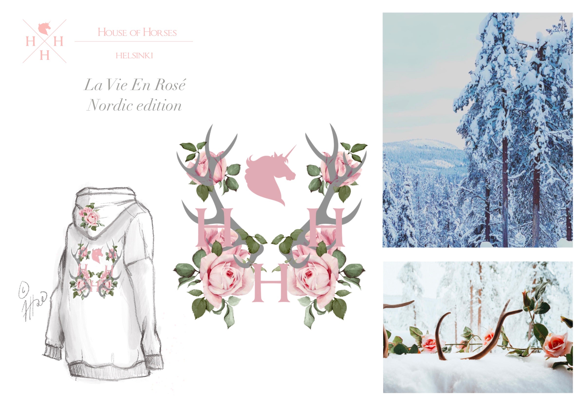 La vie en Rosé Nordic edition design process