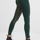 Lola Riding Leggings Green/Gold