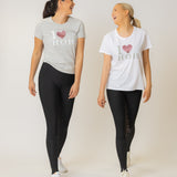 Flip My Heart Tee White