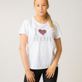 Flip My Heart Tee White