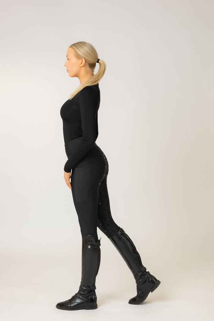 Unicorn Lola Riding Leggings Black