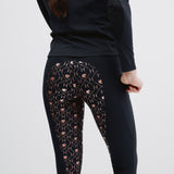 Lola Riding Leggings Black/Rose Gold