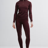 Lola Base Layer Burgundy/Rose Gold