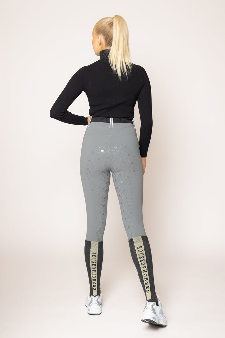 To The Stars Riding Leggings Grey