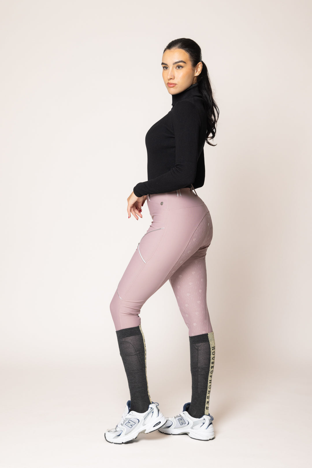 To The Stars Riding FullGrip Leggings Mauve