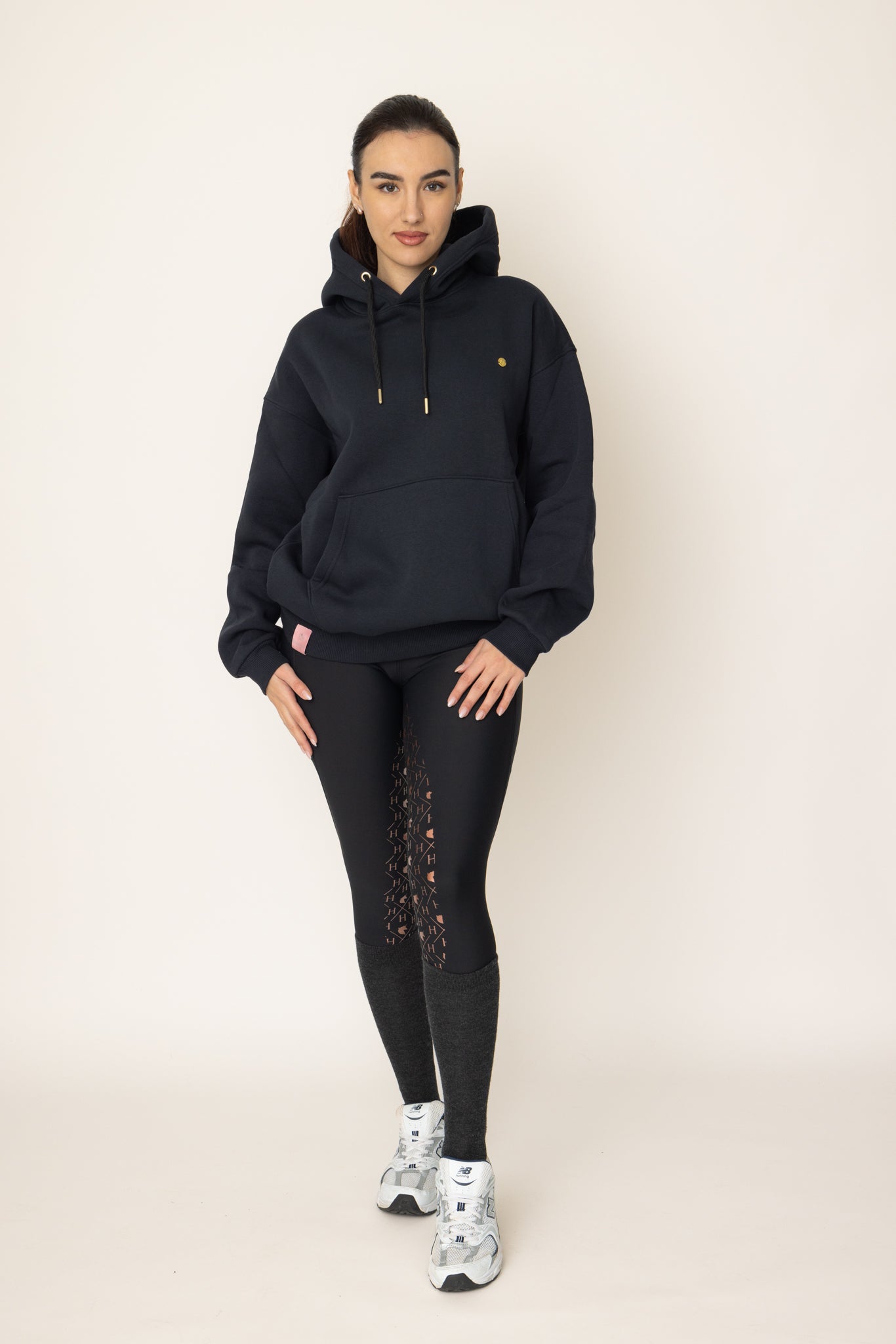 HoH Girl Boss Hoodie Black House of Horses Helsinki