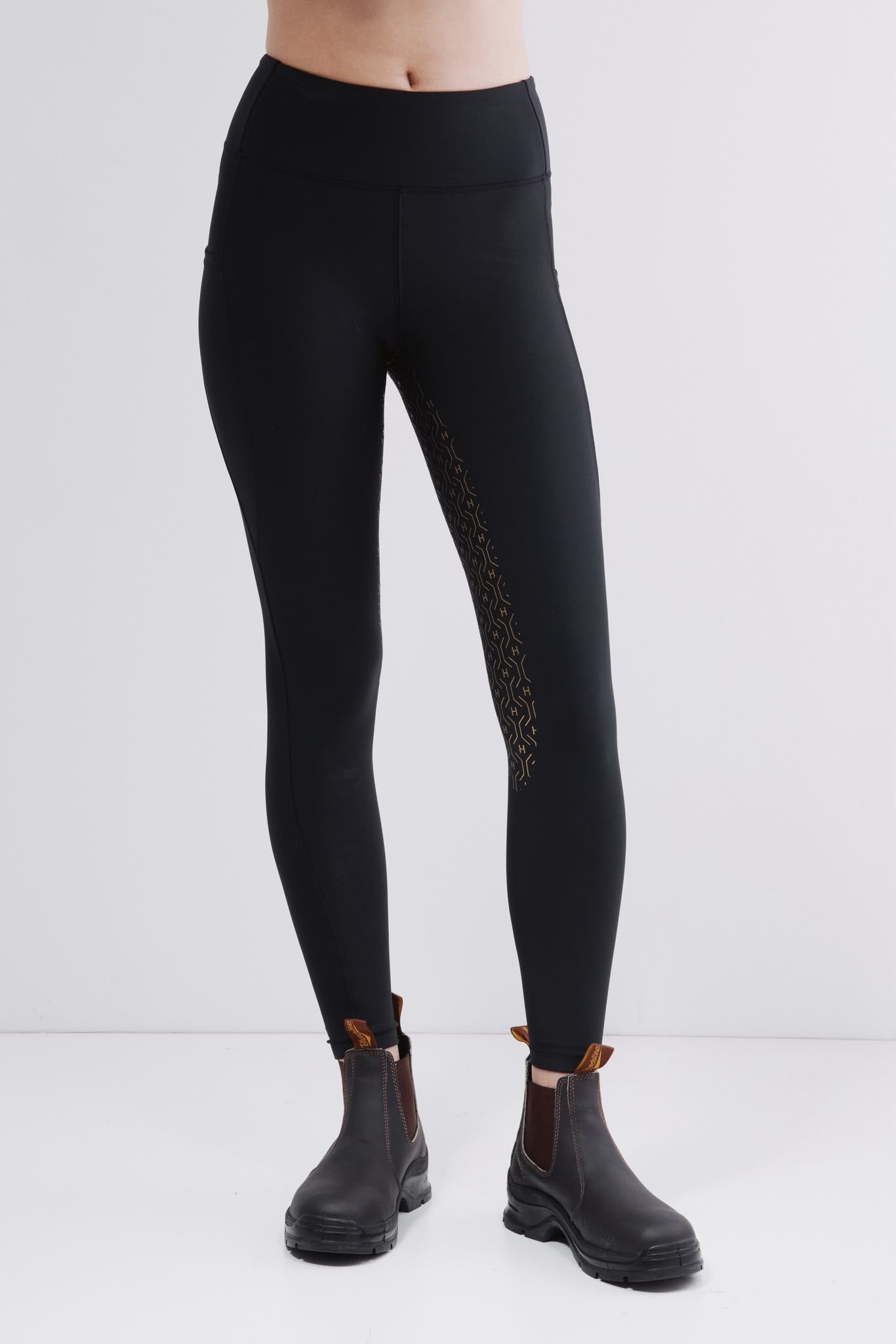 Riding Leggings Black/Gold