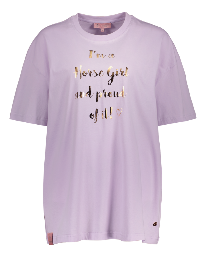Horse Girl Boxy Tee Limited Edition Lavender